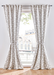 Штора с цветочным узором (1 шт.) Bonprix