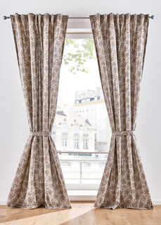Штора с цветочным узором (1 шт.) Bonprix