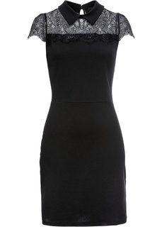 Платье с кружевной отделкой Bonprix