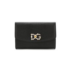 Кожаное портмоне на цепочке Dolce & Gabbana