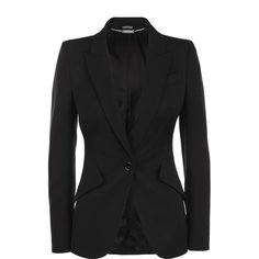 Приталенный жакет на одной пуговице Alexander McQueen