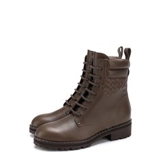 Кожаные ботинки с плетением intrecciato Bottega Veneta