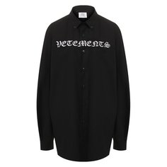 Хлопковая рубашка Vetements
