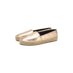 Кожаные эспадрильи Saint Laurent