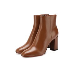 Кожаные ботильоны Santoni