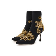 Текстильные ботильоны Lori Dolce & Gabbana