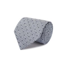 Галстук из смеси льна и шелка Ermenegildo Zegna