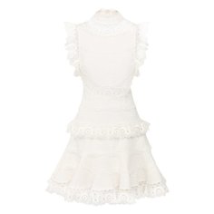 Платье из смеси льна и хлопка Zimmermann