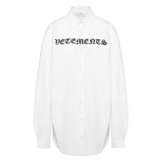 Хлопковая рубашка Vetements