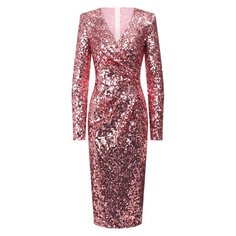 Платье с пайетками Dolce & Gabbana