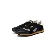 Комбинированные кроссовки Valentino Garavani Rockrunner Valentino