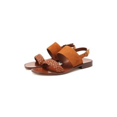 Замшевые сандалии Santoni
