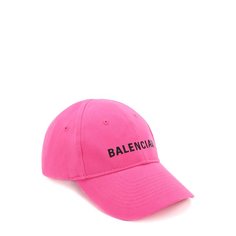 Хлопковая бейсболка с логотипом бренда Balenciaga