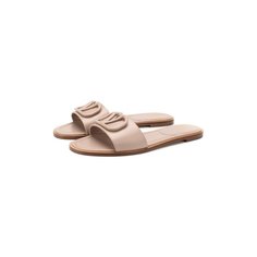 Кожаные шлепанцы Valentino Garavani VLOGO Valentino