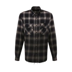 Рубашка из смеси хлопка и вискозы Amiri