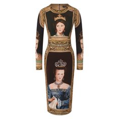 Платье с принтом Dolce & Gabbana