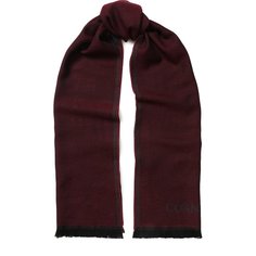 Шерстяной шарф с бахромой Corneliani