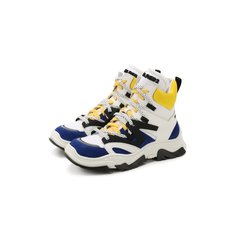 Высокие кроссовки из кожи Dsquared2