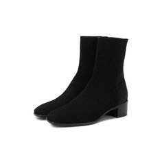 Замшевые ботильоны Stuart Weitzman