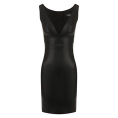 Кожаное платье Dsquared2