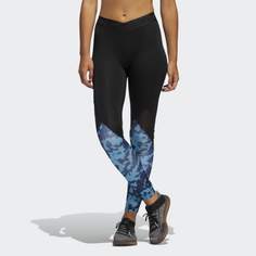 Леггинсы для фитнеса Alphaskin Camouflage adidas Performance