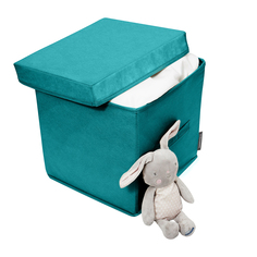 Всё на местах Коробка для вещей 30х30х30 см, с крышкой, 1 ячейка, Милан