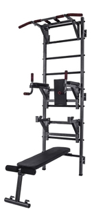 Шведская стенка с турником, упорами, брусьями и скамьей Osimetria-8