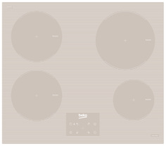 Встраиваемая варочная панель индукционная Beko HII 64400 ATBG Beige