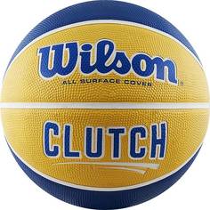 Мяч баскетбольный Wilson Clutch WTB14199, 7, желтый/синий