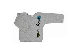 Распашонка Lucky Child Серый р.68