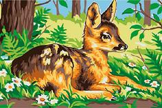 Картина по номерам Paintboy "Оленeнок", 20x30