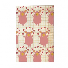 Обложка для автодокументов Mitya Veselkov Много поросят на клеточках AUTOZAM368