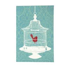 Обложка для паспорта Mitya Veselkov Птичка в клетке OZAM083