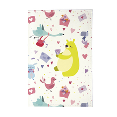 Визитница Mitya Veselkov Медвежья почта на белом VIZIT287