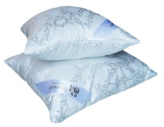 Классическая подушка SleepMaker Cotton Prestige 70x70см Лебяжий пух (иск.)
