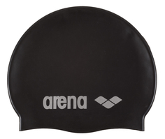 Шапочка для плавания Arena Classic Silicone Cap black, силикон, 91662 55