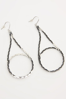 Серьги женские Bebe A0D1U1010000 серебристые