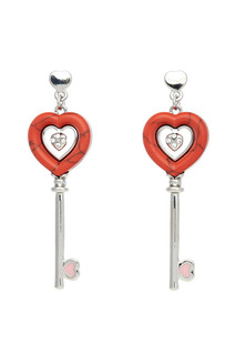 Серьги женские Selena 20123220 красные