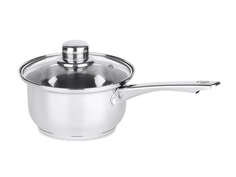 Ковш MOULINVilla из нержавеющей стали 1.5 л Silver Collection с крышкой