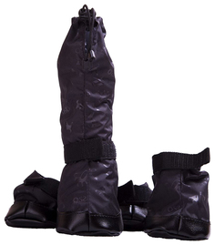Обувь для собак OSSO размер M, 4 шт черный