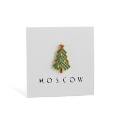 Значок металлический "Елка" Heart Of Moscow