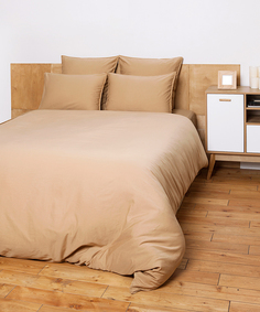 Комплект постельного белья Bovi Soft Sateen софт сатин, золотой, полутораспальный