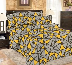 Постельное бельё Amore Mio Мако-сатин Debris Микрофибра Евро