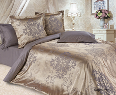 Постельное белье Карингтон ЕВРО (чемодан) Ecotex