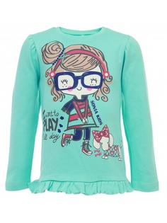 Футболка с длинным рукавом Soni Kids Бирюзовый р.98