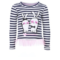 Футболка с длинным рукавом Lucky Child Белый р.98