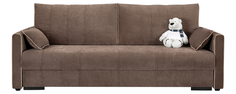 Диван тканевый прямой Римини Dana темно-коричневый (Вельвет) Home Me