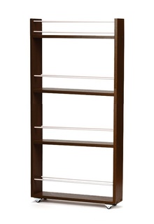 Всё на местах Полка выдвижная, для кухни и ванной комнаты 94х52х16 см, 4-х этажная, венге