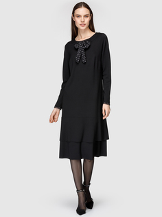 Платье женское Helmidge 7505 черное 12 UK