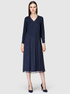 Платье женское Helmidge 7968 синее 20 UK